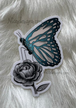 Load image into Gallery viewer, Blue Butterfly Sticker
