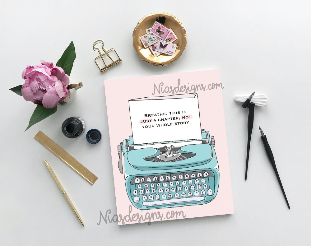 Typewriter Phrase #1 Art Print