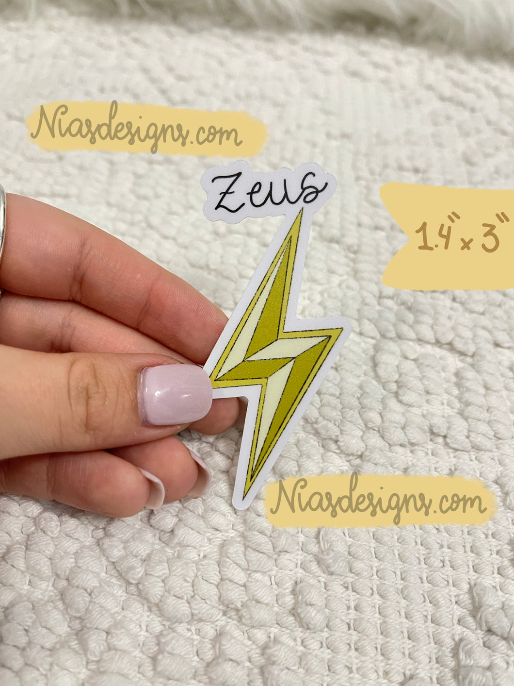 Zeus Sticker